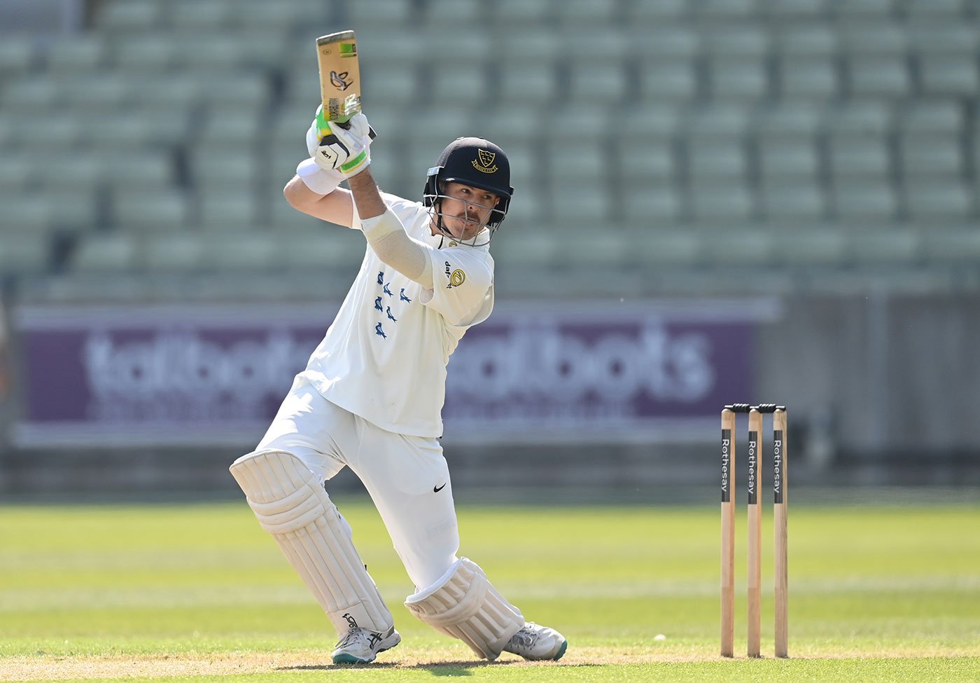 Hughes century puts Sussex into dominant position