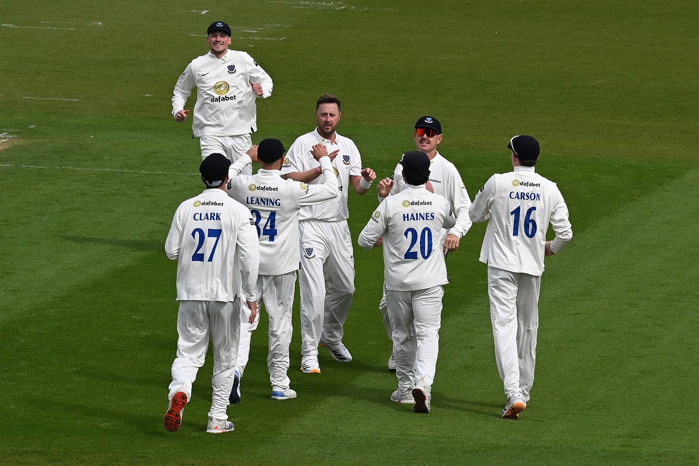 Sussex beat Leicestershire and the rain for third win of the season