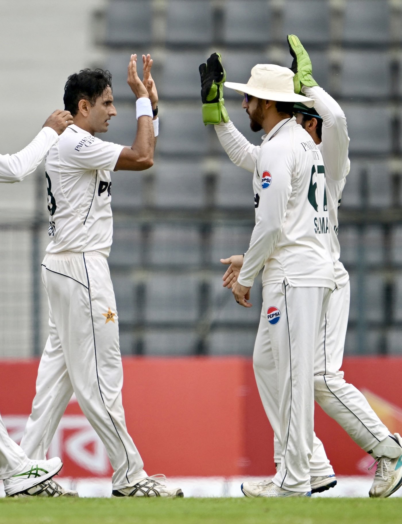 Litton fights for Bangladesh after Abbas and Shahzad run through middle order