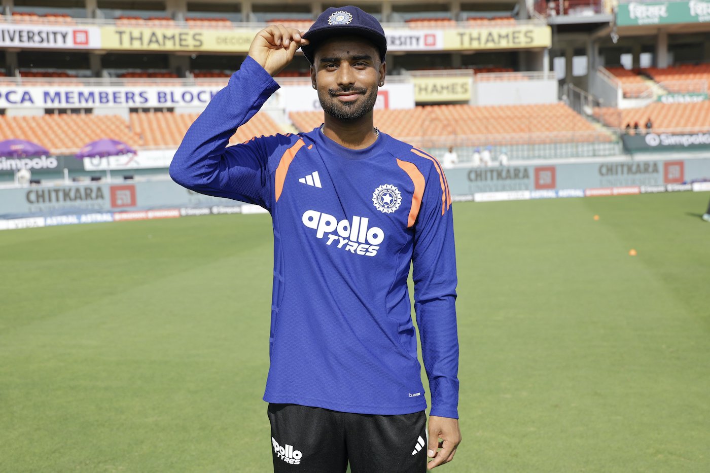 India bat first, Suthar gets maiden Test cap