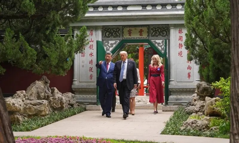 Trump says made 'fantastic trade deals' with Xi as pair meets for final meetings of superpower summit