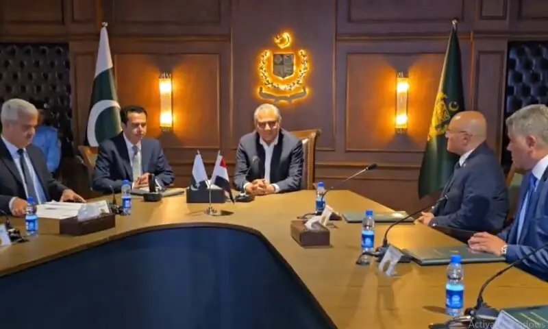 Naqvi discusses cooperation in counter-terrorism, cybercrime with delegation from Egypt