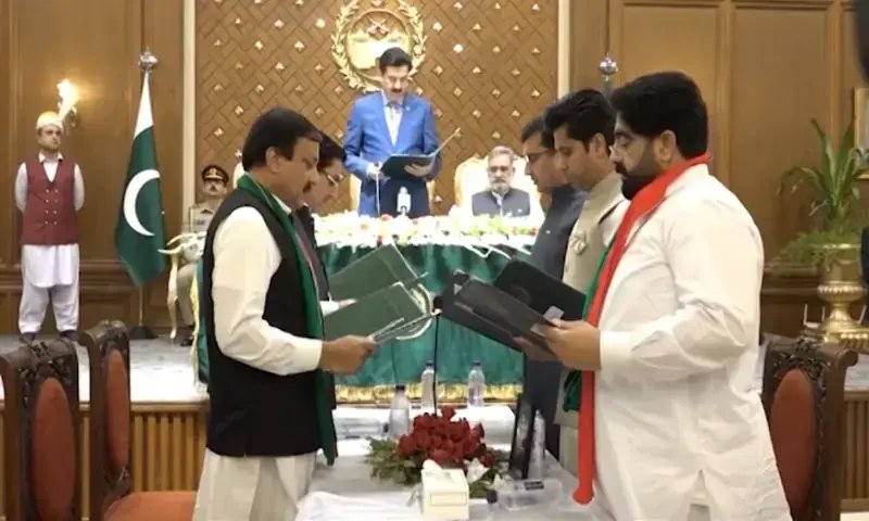 New KP ministers assigned portfolios