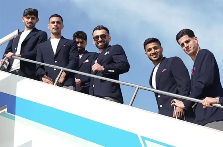 Iran’s World Cup team blast US  visa row on  arrival in Mexico