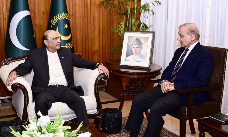 In meeting with PM, President Zardari stresses ‘provincial rights, economic stability’ in upcoming budget