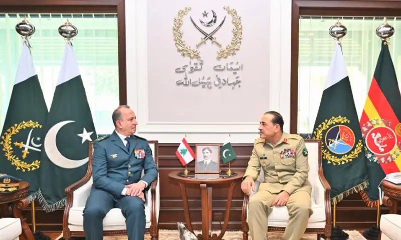 Lebanese army commander calls on CDF Munir, discusses regional security environment