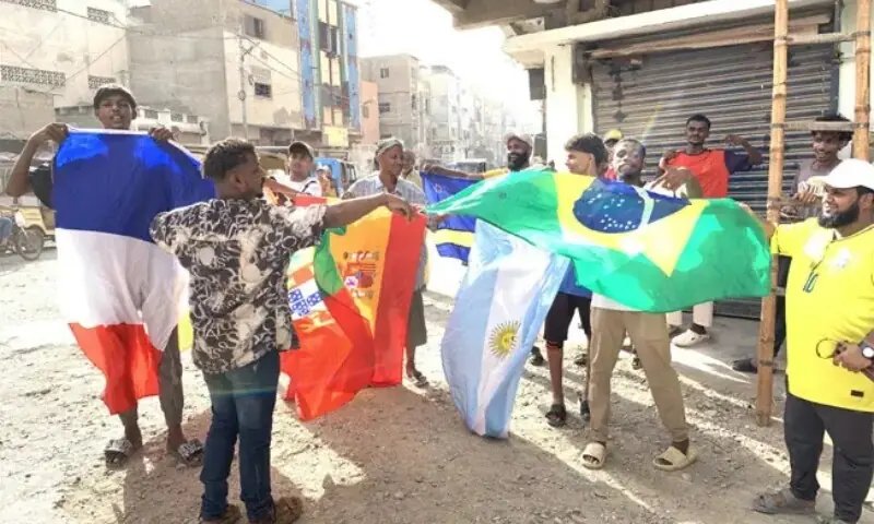 Its ‘Brazil vs the rest’ as Lyari streets turn into fan battlegrounds