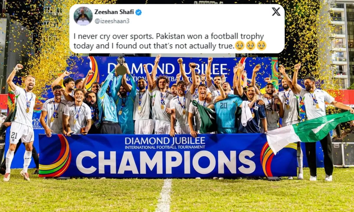 Pakistanis rejoice as national football team wins its first tournament in 74 years