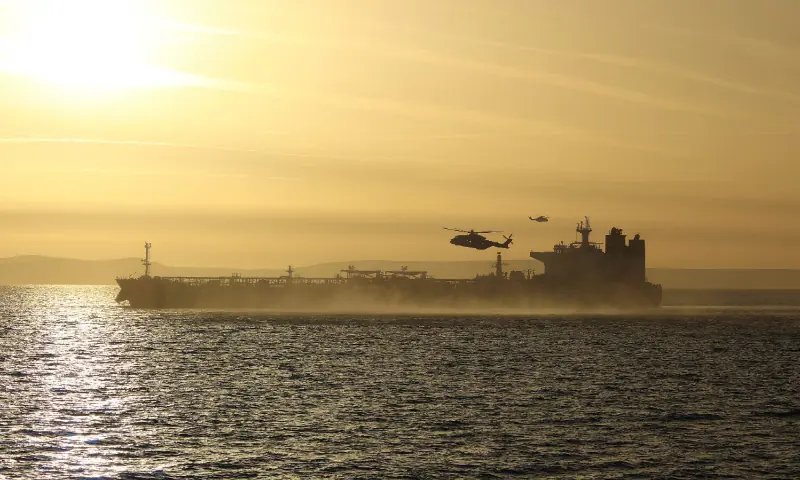 UK intercepts Russian shadow fleet vessel in Channel: defence ministry
