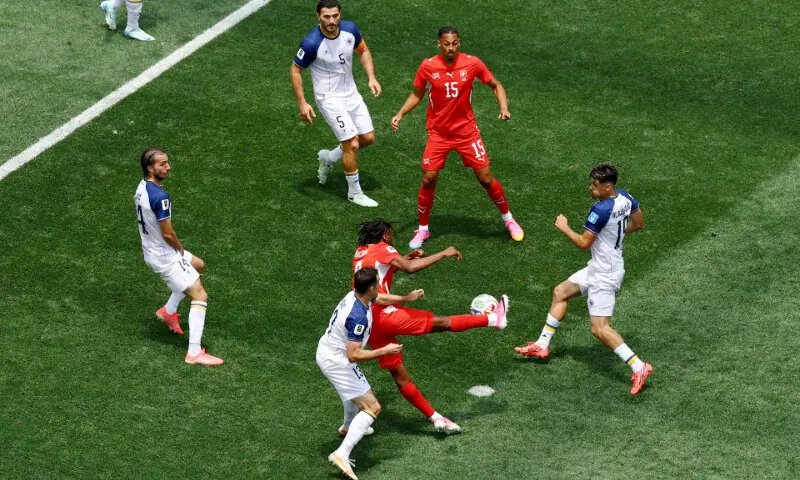 Subs send Switzerland to World Cup rout of Bosnia-Herzegovina