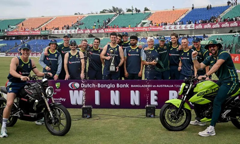 Mitchell Marsh powers Australia to 3-0 sweep over Bang­ladesh