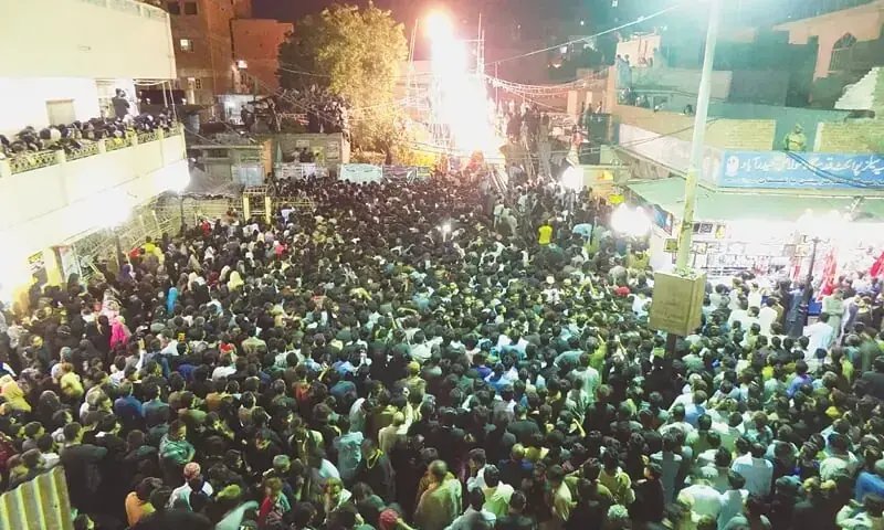 Sindh govt to bear medical expenses of injured persons after car rams into tent outside Imambargah in Karachi