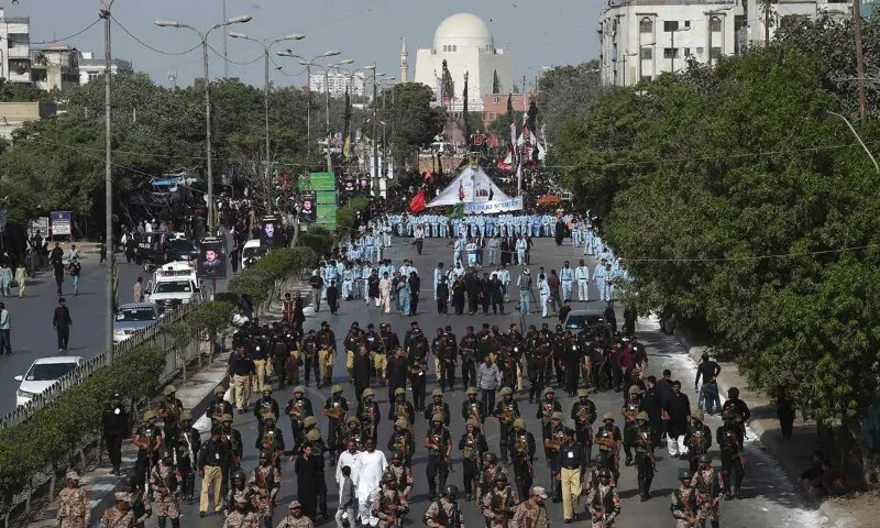 Karachi police issue traffic plan for Muharram 8-10 processions