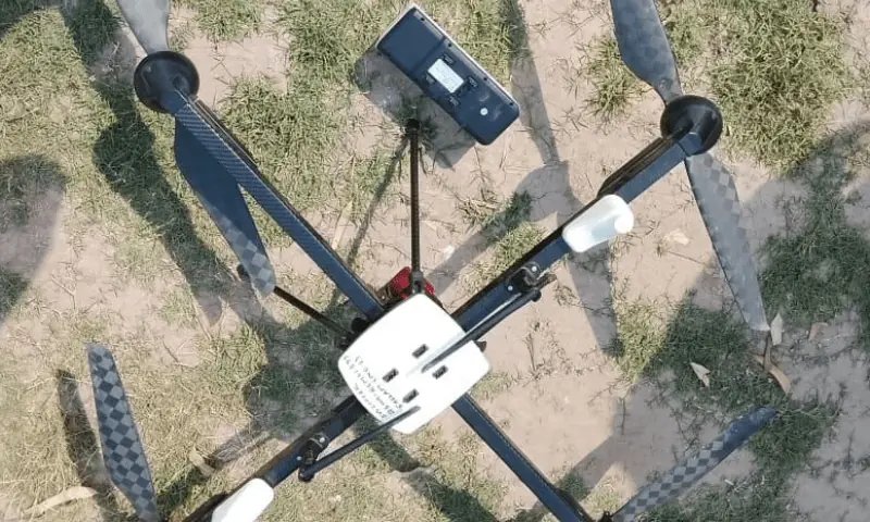 Terrorists use quadcopter to drop explosives on Bannu police station