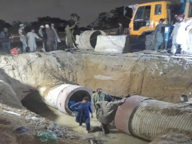BRT work brings water system to its knees