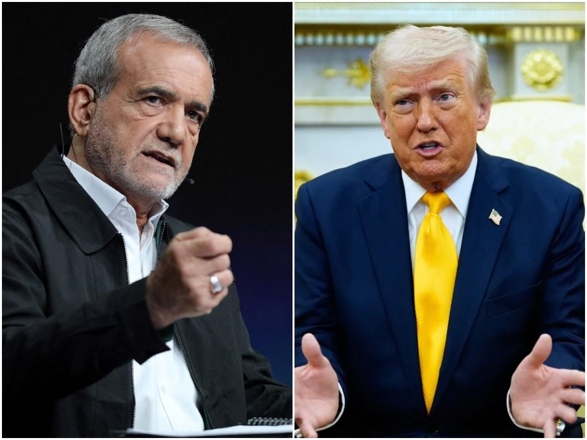 Pezeshkian vows to stand firm against any pressure as Trump threatens to attack Iran 'very hard'