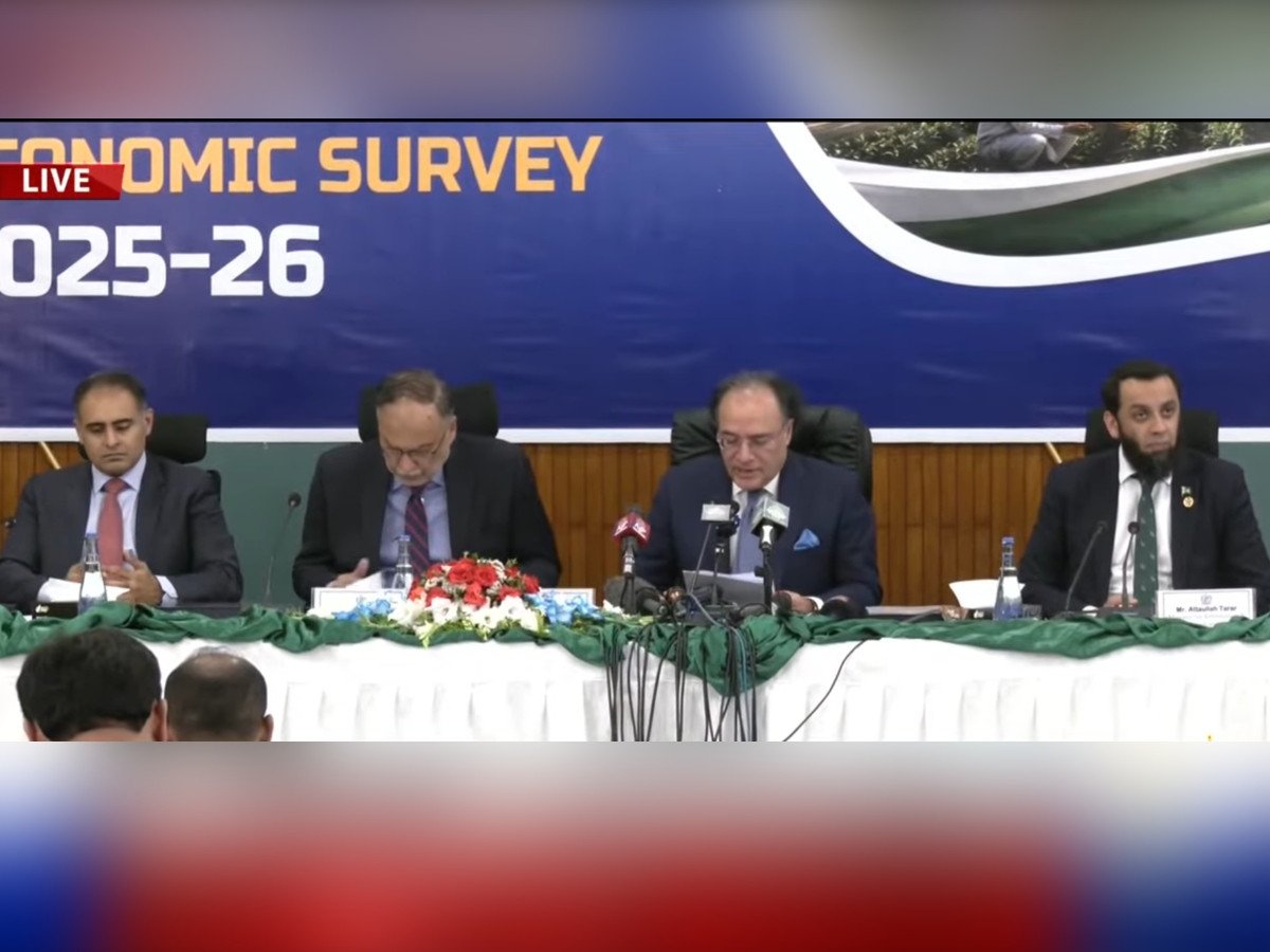 Despite war, tariffs and floods, Pakistan remained on growth path: Aurangzeb presents Economic Survey 2025-26