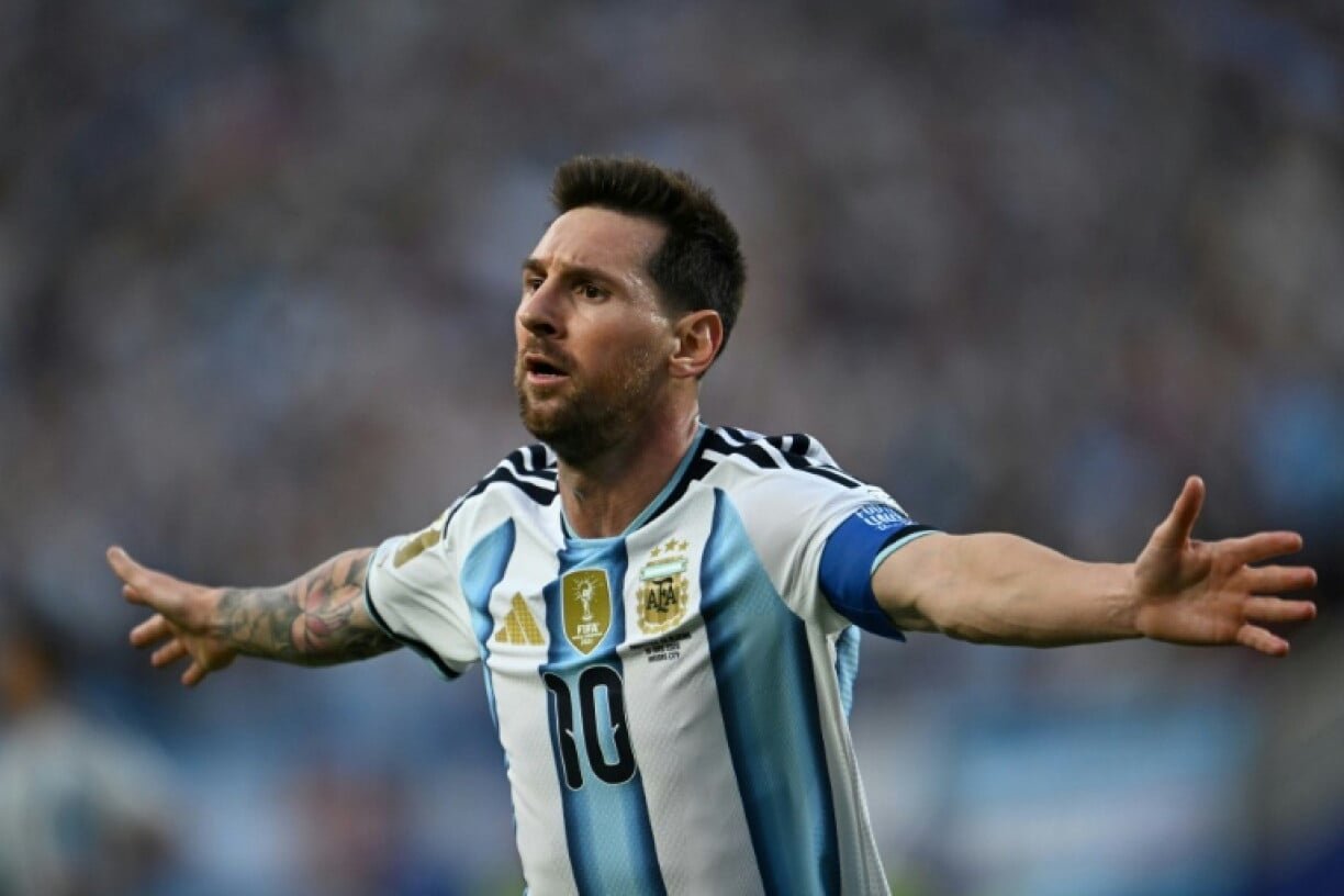 Messi equals World Cup goals record