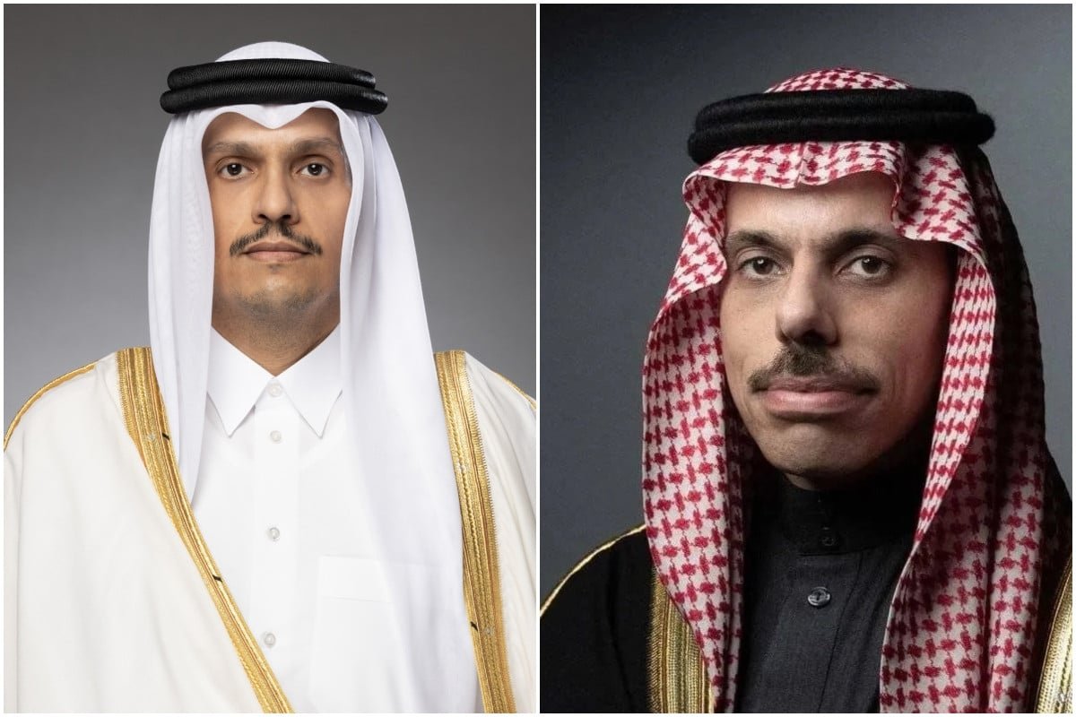 Qatar, Saudi Arabia discuss efforts to ease Mideast tension