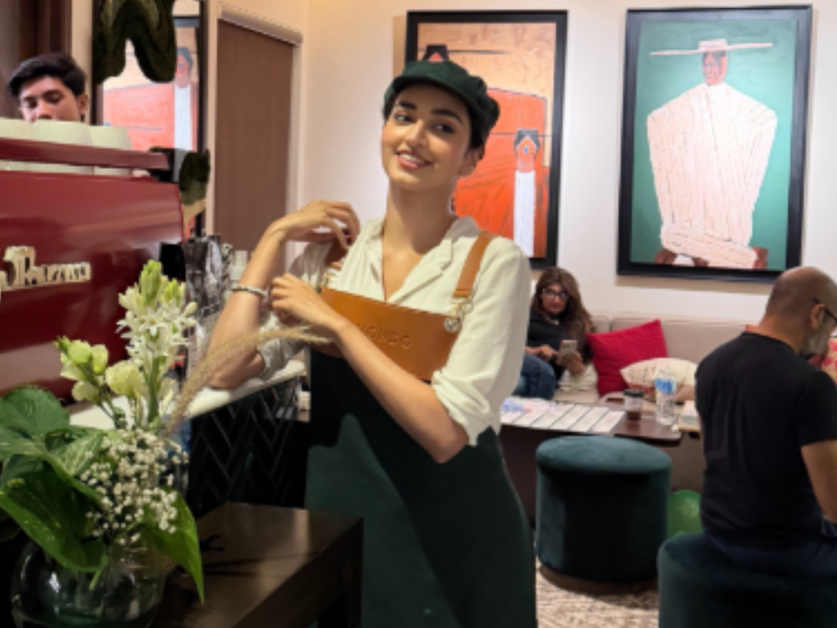 Mamya Shajaffer takes on waitress role at friend’s restaurant
