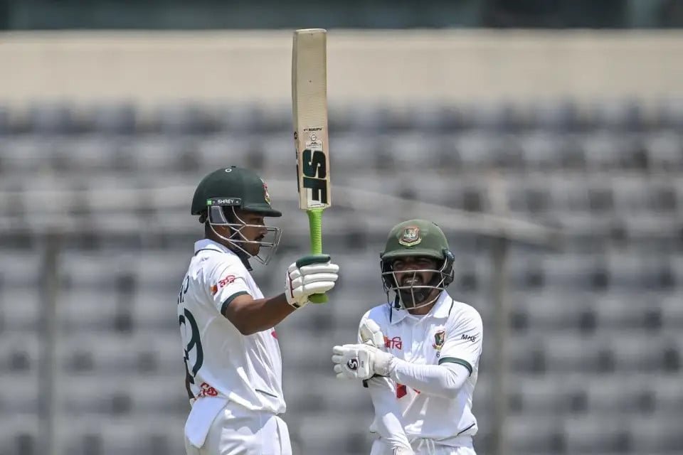 Shanto ton put Bangladesh in command
