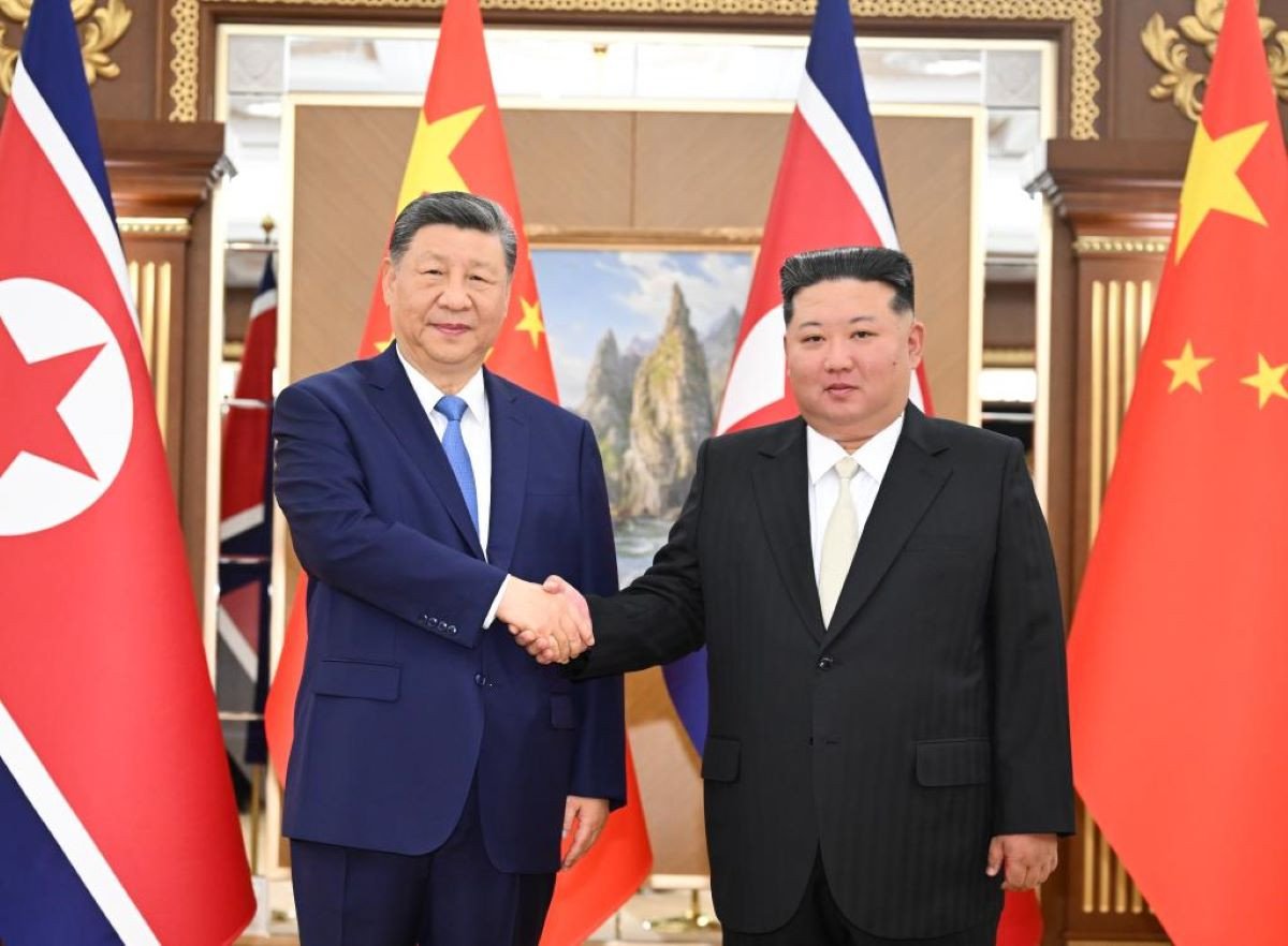 Xi vows unwavering support for North Korea’s Kim in rare Pyongyang visit