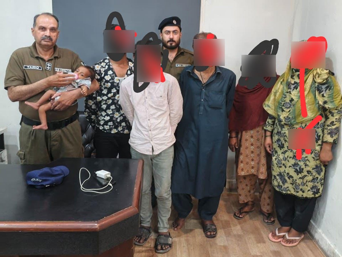لاہور؛ معصوم بچوں کو بھکاری مافیا کو فروخت کرنے والا گروہ گرفتار