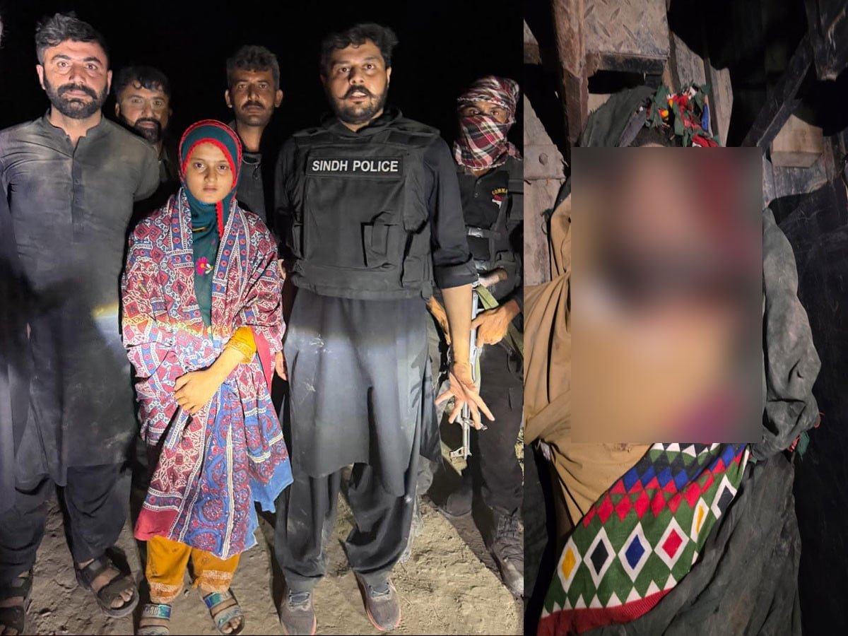 شکار پور پولیس کا کچے میں آپریشن، پشاور سے اغوا کی گئی لڑکی بازیاب، دو ڈاکو ہلاک