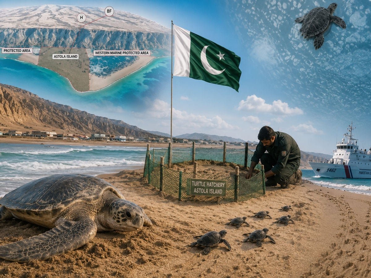 استولا آئی لینڈ پر ٹرٹل ہیچری کی بحالی، سمندری حیات کے تحفظ میں اہم پیش رفت