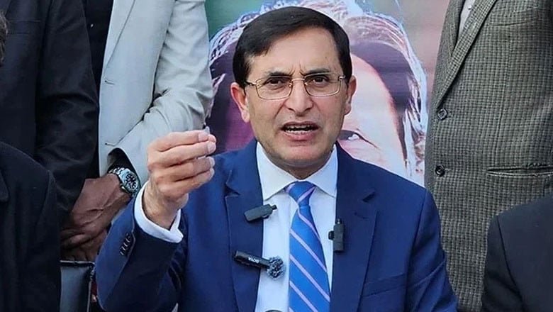 شیرافضل کی وزیراعلیٰ کے پی کو ہٹانے کی آئینی درخواست ایک سازش ہے، بیرسٹر گوہر