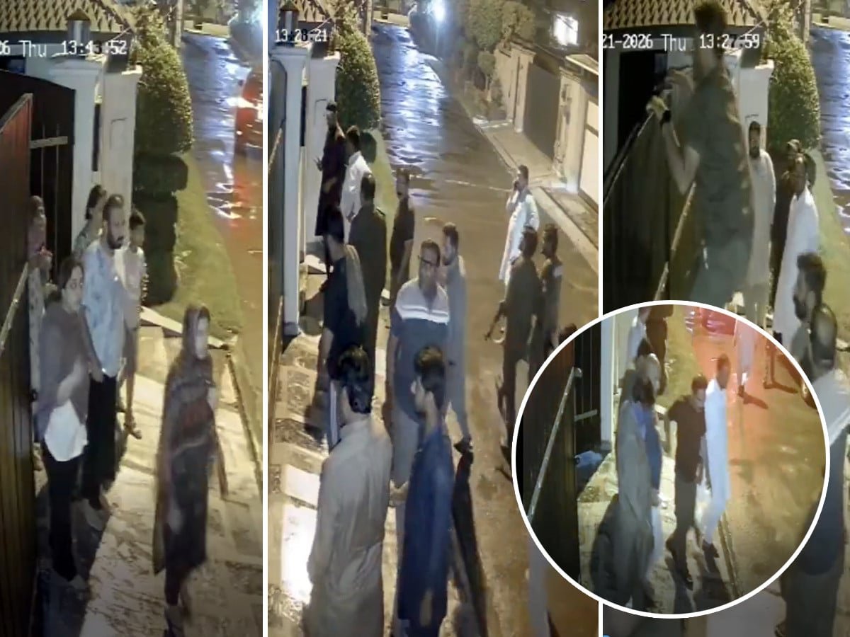 پی ٹی آئی رہنما اور رکن اسمبلی کے گھر پر چھاپا، فوٹیج سامنے آ گئی