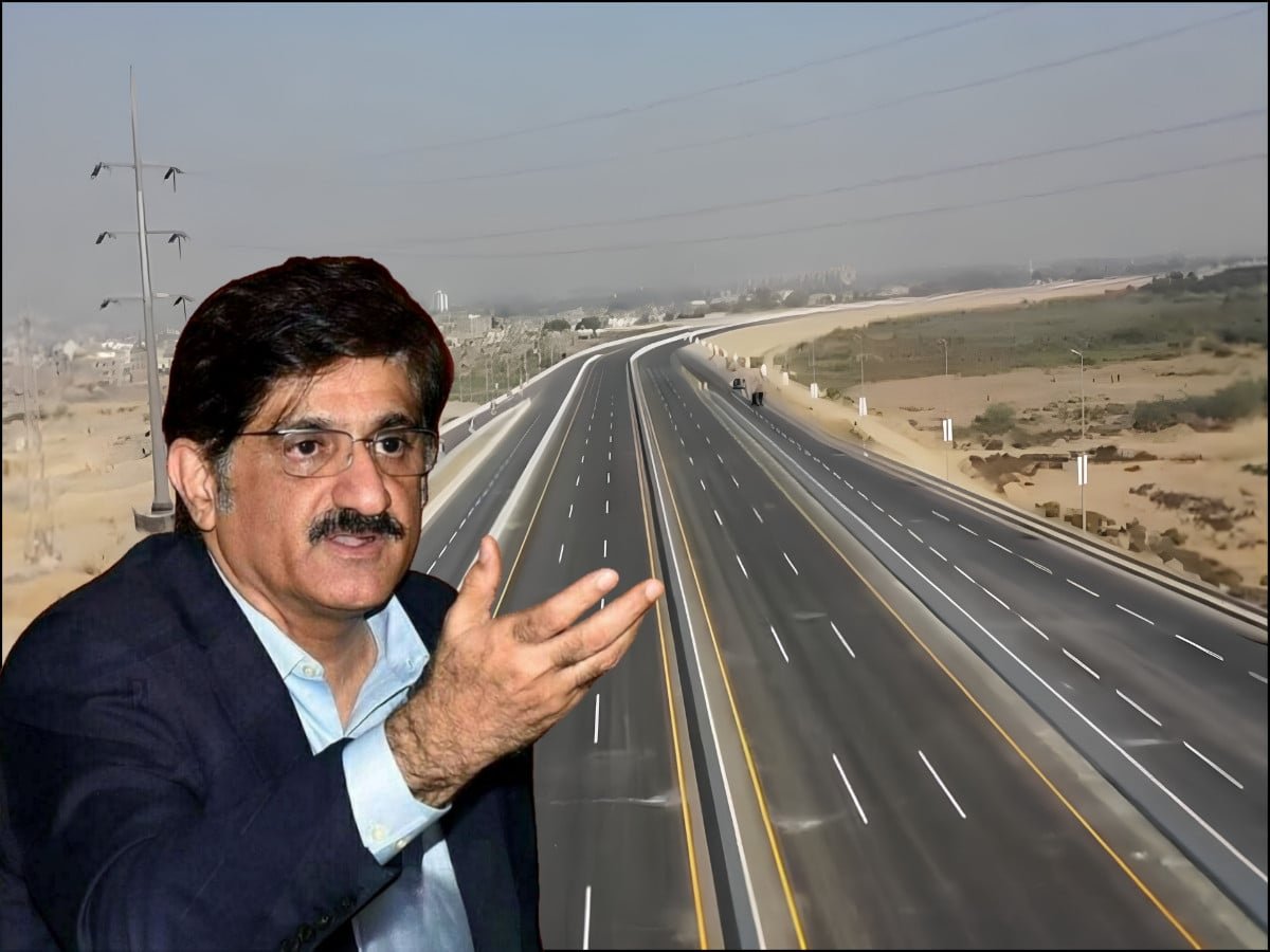 شاہراہ بھٹو پاکستان کی وہ عظیم سڑک ہے جہاں پر جہاز بھی لینڈ کر سکتا ہے، وزیراعلیٰ سندھ