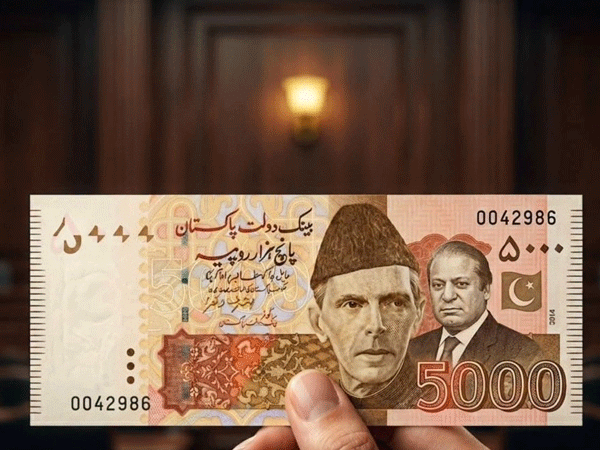 مسلم لیگ ن کے رکن  پنجاب اسمبلی کا 5 ہزار  روپےکے نوٹ  پر نواز  شریف کی تصویر  لگانے کا مطالبہ