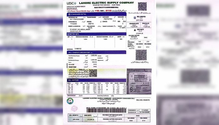 Electricity bill format redesigned to improve transparency